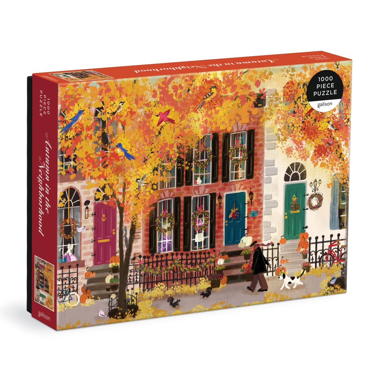 入手困難❣️レア文具✨22点セット❣️スタイルフィット✨イルミリー✨ Amazon.com: Autumn in The Neighborhood 1000 Piece Puzzle from